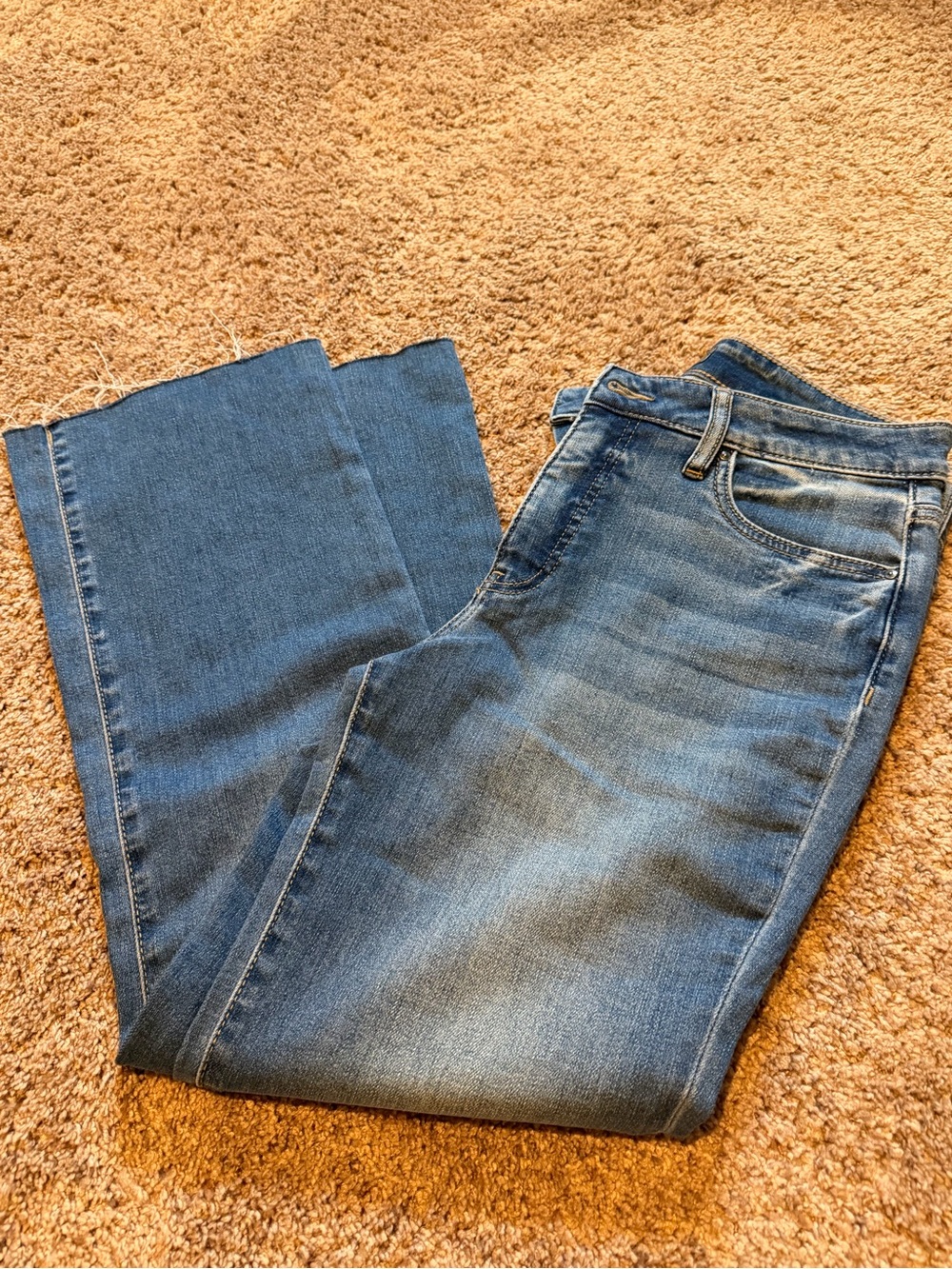 Kut from the Kloth Blue Ankle Cropped Jeans
